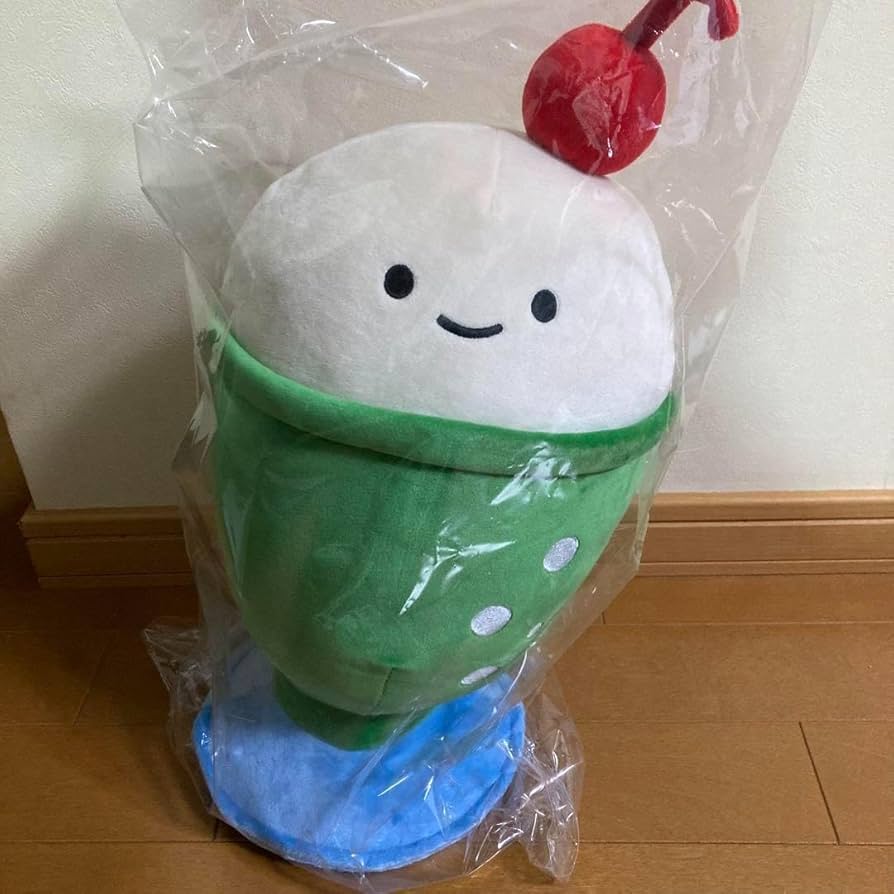 にっこりーノ ポップアップ クリームソーダ おおきなぬいぐるみ & トートバック にっこりーノ ポップアップ クリームソーダ おおきなぬいぐるみ